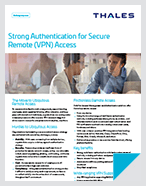 Strong Authentication for Secure Remote (VPN) Access - Solution Brief