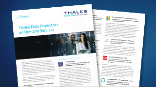 Thales Data Protection on Demand Services